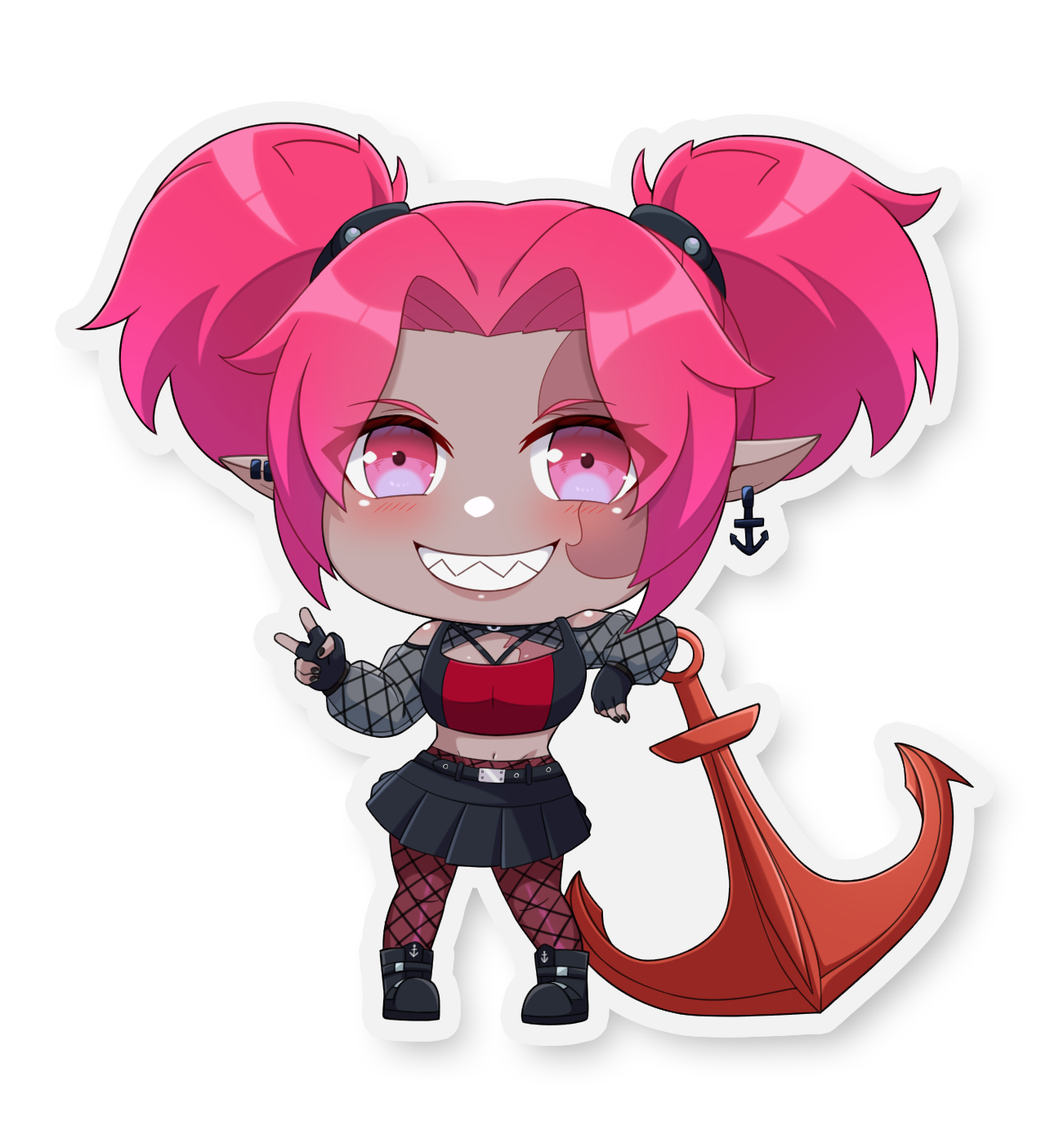 CharityGoblinRuby VTuber Sticker 