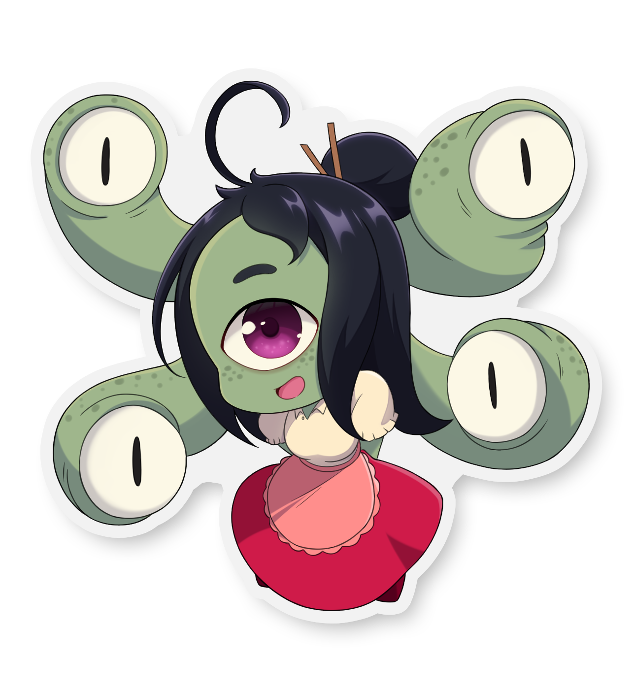 CharityGoblinRuby VTuber Sticker Blink 