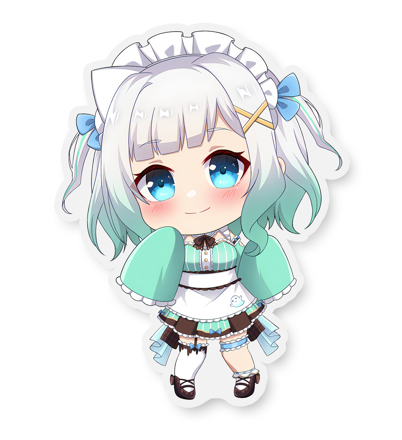 Mint Fantome VTuber Sticker