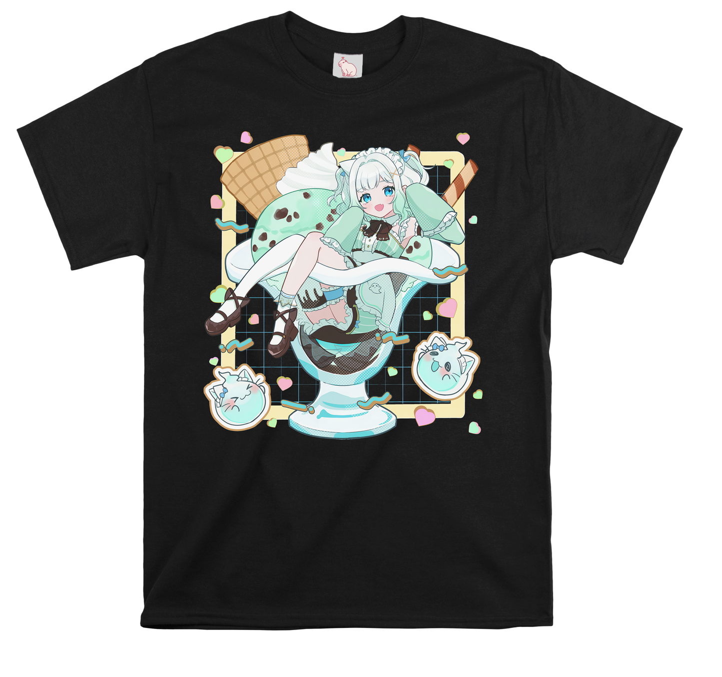 Black Mint Fantome VTuber Shirt 