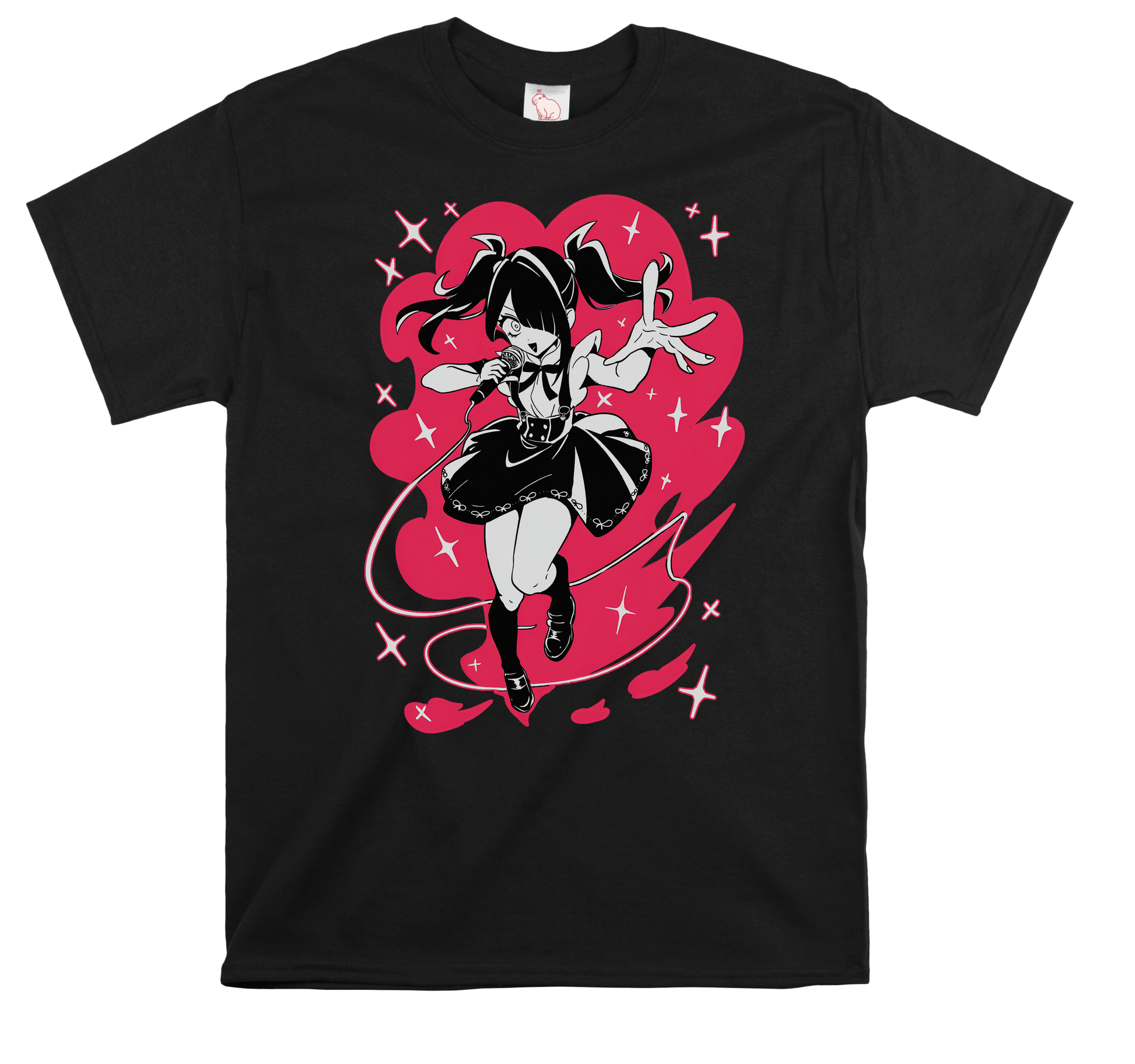 Needy Streamer Ame Chan Shirt - Black Color