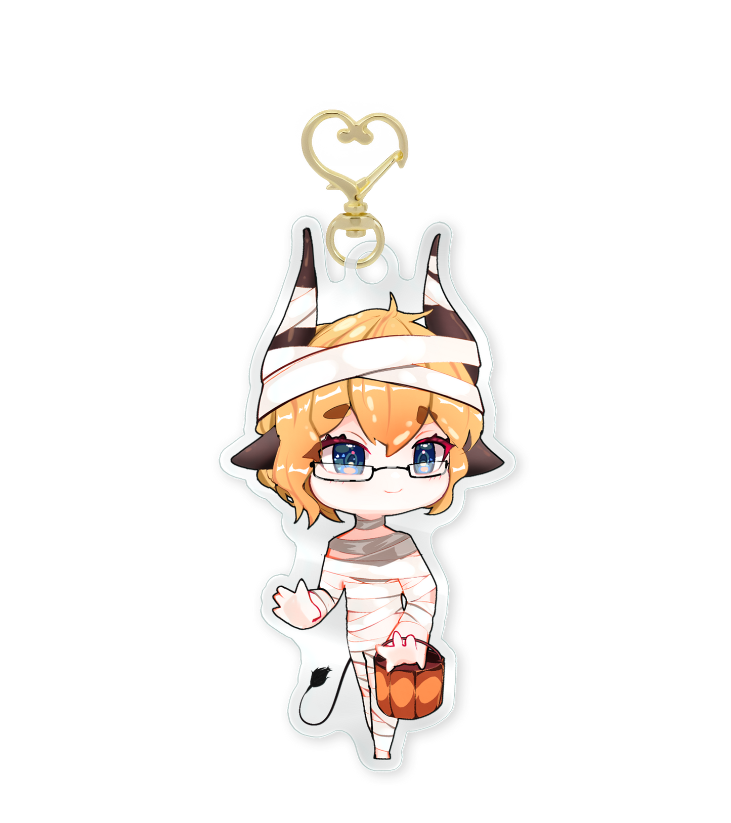 Project Demipact – TomiTheBull – VTuber Keychain Charm【Official】