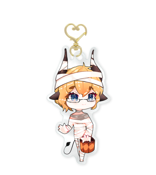 Project Demipact – TomiTheBull – VTuber Keychain Charm【Official】