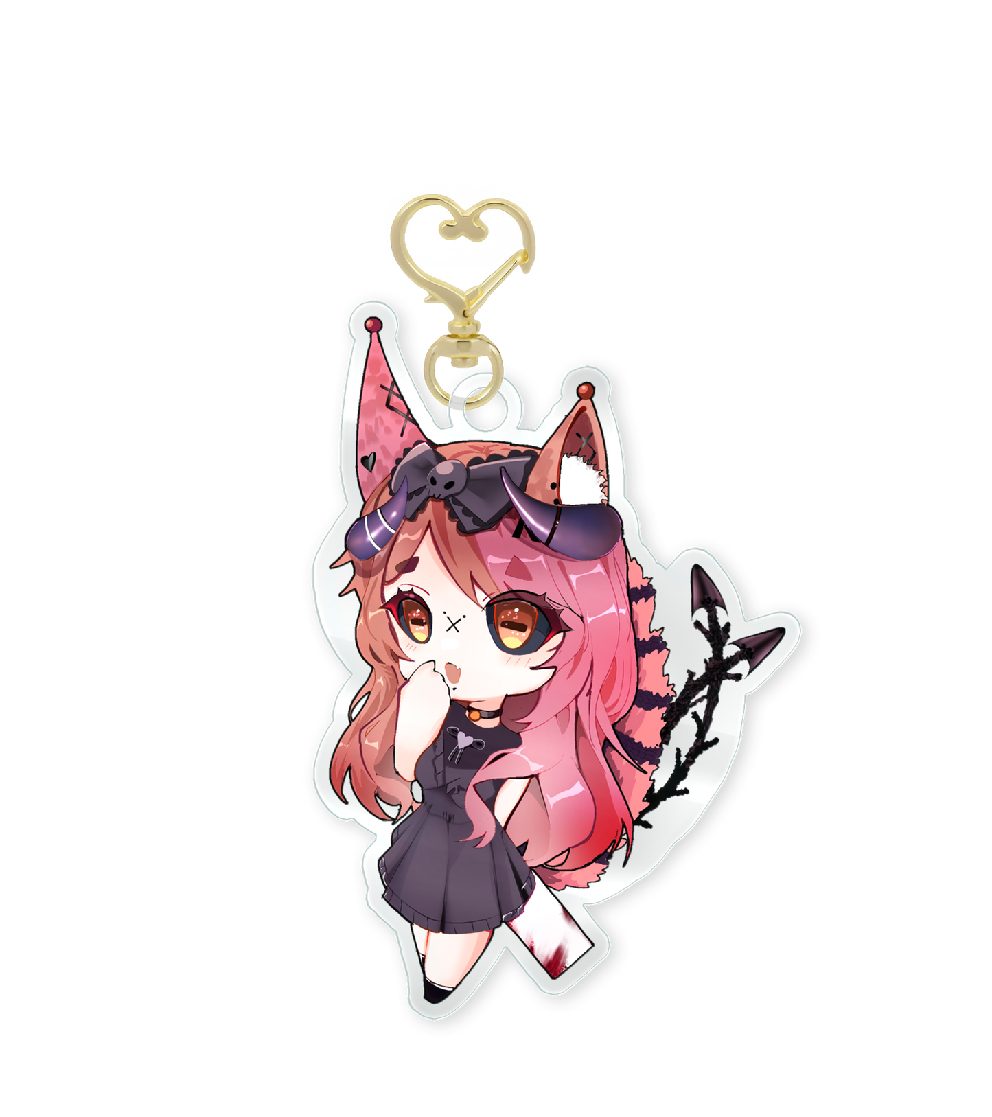 Project Demipact – NicoKittenFox – VTuber Keychain Charm【Official】