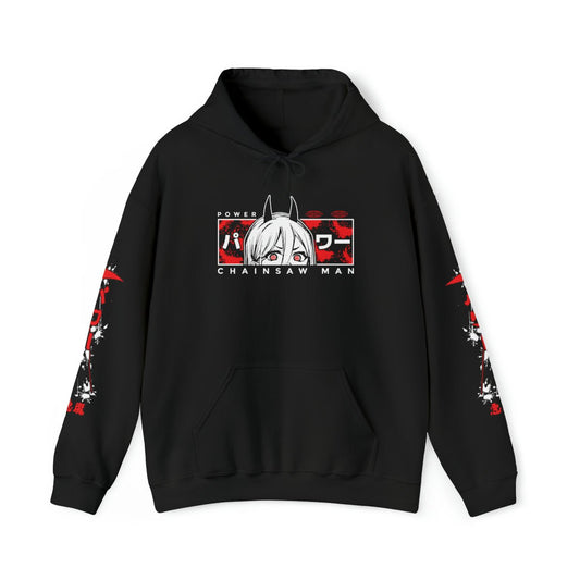 chainsaw man power hoodie front